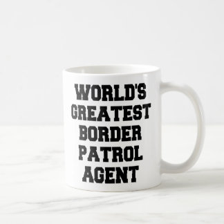 Taza De Café Mayor agente de patrulla fronteriza del mundo