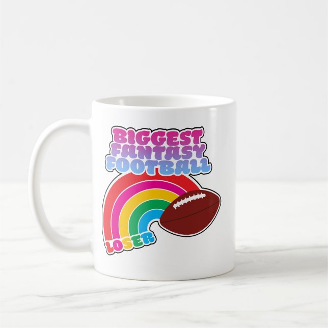Taza De Café Mayor castigo por pérdida de fútbol de fantasía (Izquierda)