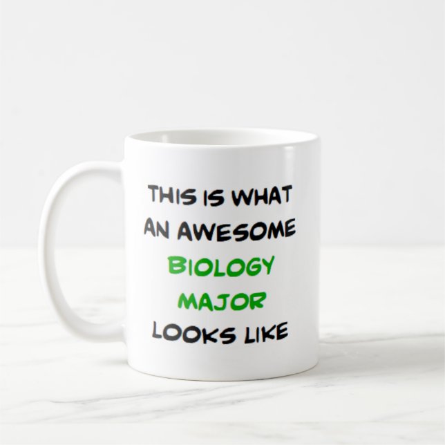 Taza De Café mayor de biología, impresionante (Izquierda)
