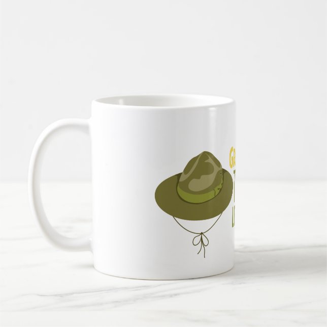 Taza De Café Mayor líder de tropas (Izquierda)