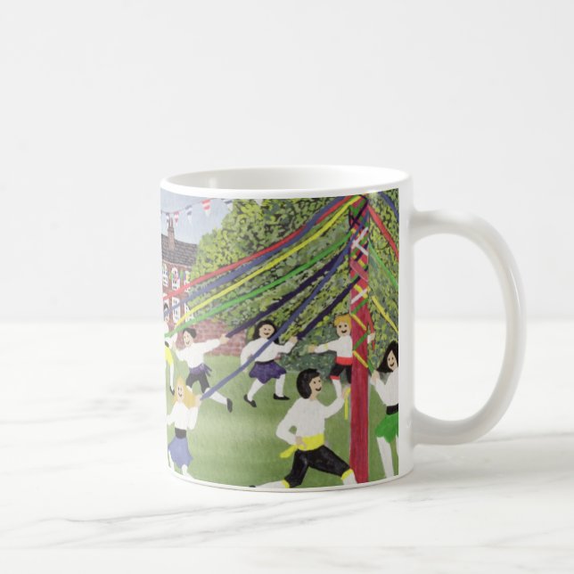 Taza De Café Maypole que baila 1991 (Derecha)