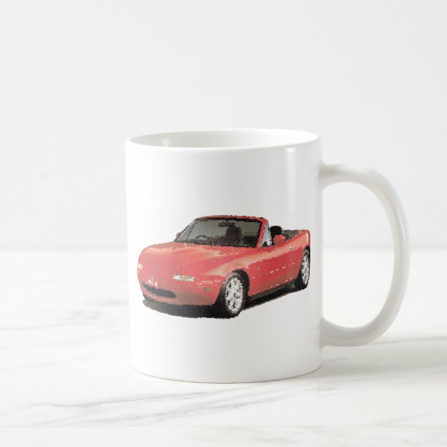 Taza De Café Maz Miata MX5 Eunos Gen1 agrietado (Derecha)