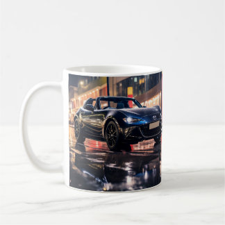 Taza De Café Mazda MX5 Miata ND Gen 4 Jet Black Mug
