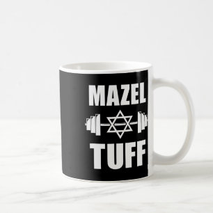 Taza De Café Mazel Tuff Funny Jewish Workout