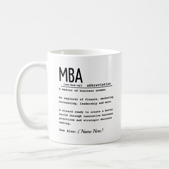 TAZA DE CAFÉ MBA (Izquierda)