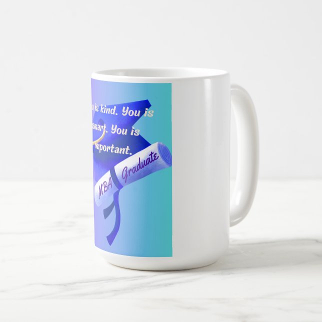 Taza De Café MBA Gift (Anverso derecho)