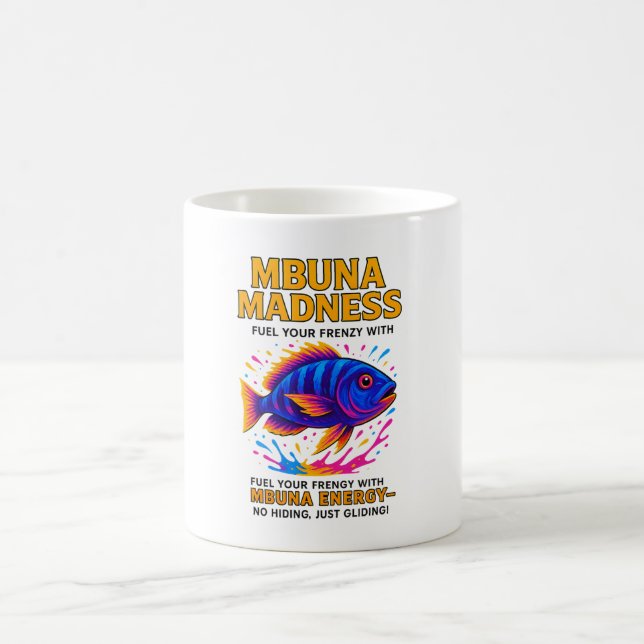 Taza De Café Mbuna Madness Energy Bebe Parody (Centro)