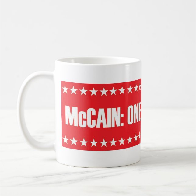 Taza De Café McCain: Un bastardo duro (Izquierda)