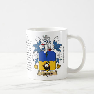 Taza De Café McDuffie, el origen, el significado y el escudo