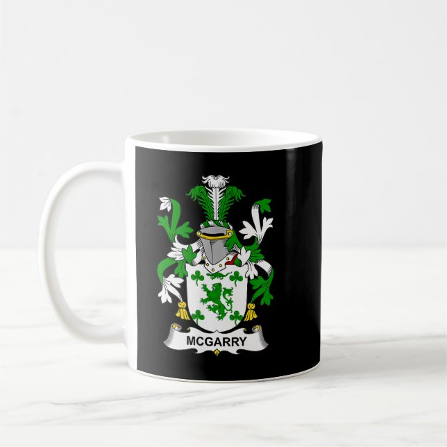Taza De Café McGarry Coat of Arms Family Crest  (Izquierda)