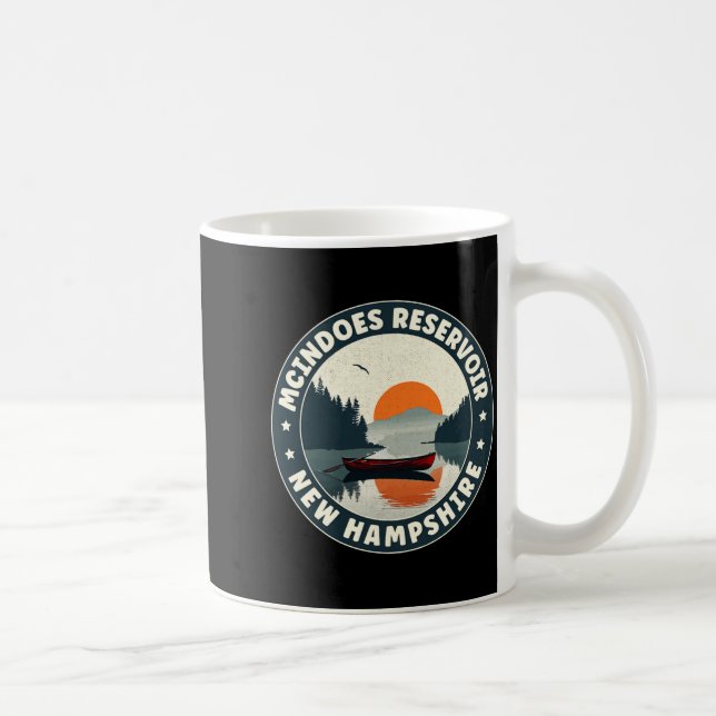 Taza De Café Mcindoes Reservoir New Hampshire Sunset T Shirt  (Derecha)