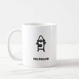 Taza De Café McNoob de tres ojos