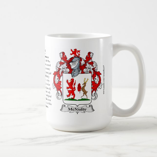 Taza De Café McNulty, el origen, el significado y el escudo (Derecha)