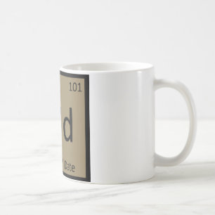 Taza De Café Md - Química de dátiles Medjool Símbolo de la tabl