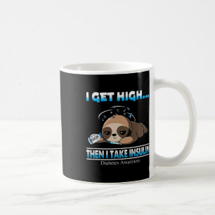 Taza De Café Me Alcanzo Entonces Tomo Insulina Diabetes Concien