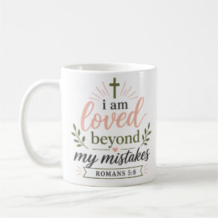 Taza De Café Me aman más allá de mis errores Consuelo cristiano