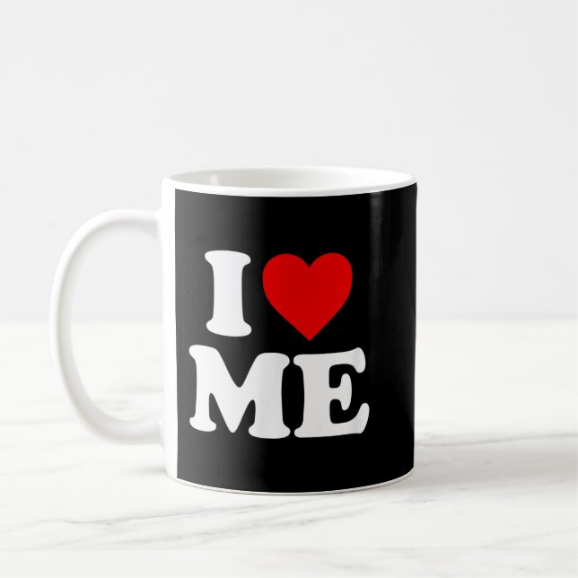 Taza De Café Me Amo Heart Maine (Izquierda)