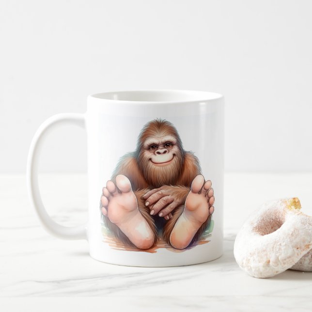 Taza De Café Me and My Bigfoot (Con donut)