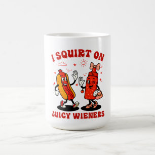 Taza De Café Me Arrepito Con Jugosos Wieners Humor Adulto Graci
