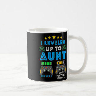 Taza De Café Me Ascendí a Tía 2021 Divertido Pronto Seré Tía 20