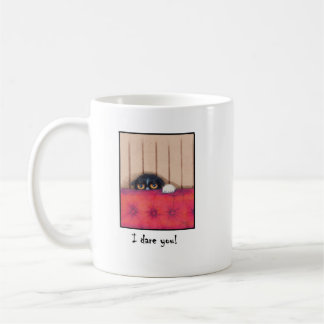 Taza De Café Me atrevo a que te den un gatito para la gente de 