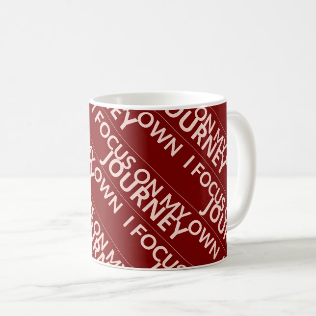 Taza De Café me centro en mi viaje (Anverso derecho)