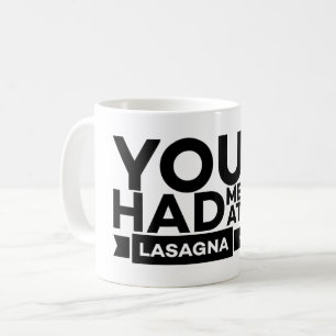 Taza De Café Me conquistaste con lasaña - Amante de la lasaña
