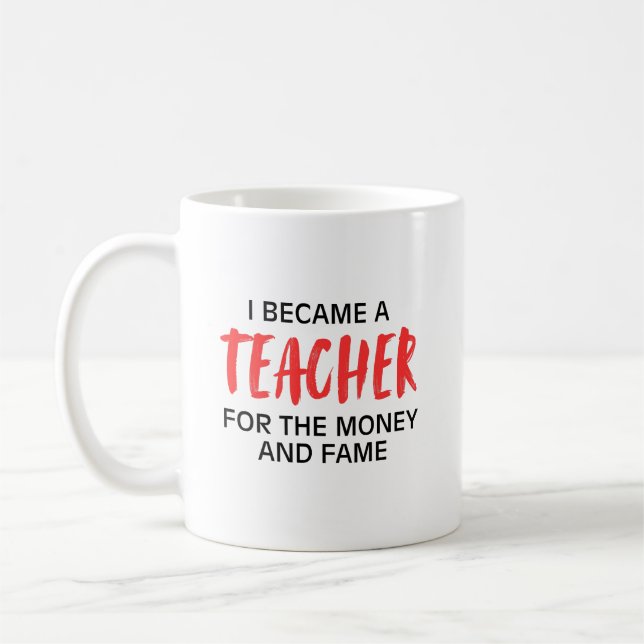 Taza De Café Me convertí en profesor de dinero y fama (Izquierda)