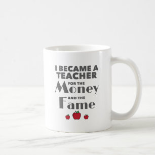 Taza De Café Me convertí en profesor de dinero y regalo de fama