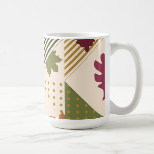 Taza De Café Me Core Essentials Geométrico Hojas de Otoño