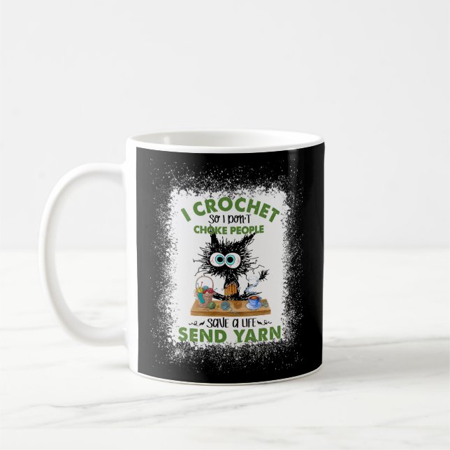 Taza De Café Me Cruzo Para No Ahogar Gato (Izquierda)