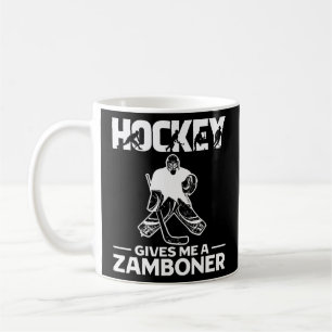 Taza De Café Me Da Un Hockey De Hielo Gracioso Zamboner