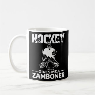 Taza De Café Me Da Un Hockey De Hielo Gracioso Zamboner