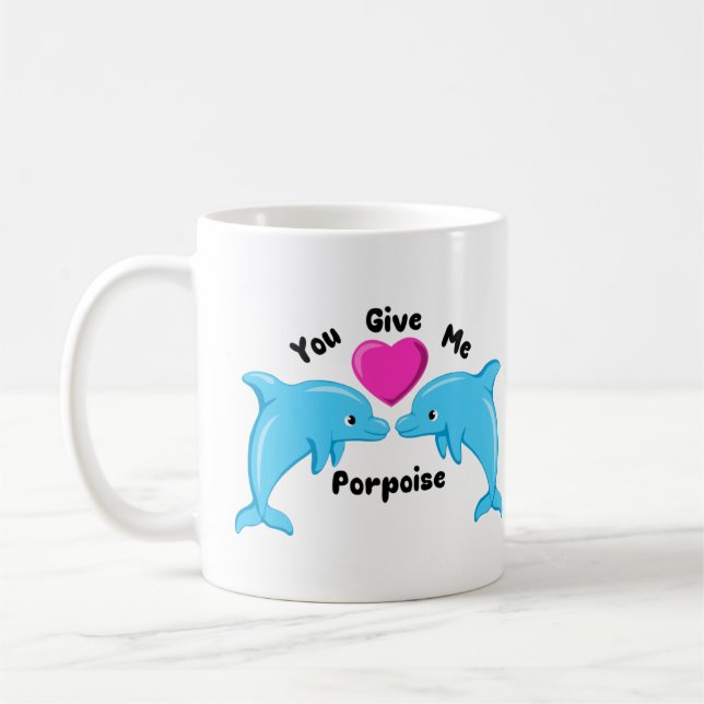 Taza De Café Me das Porpoise Mug (Izquierda)