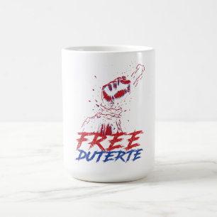 Taza De Café Me Defiendo A Duterte Free DU30 Duterte