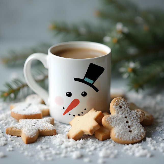 Taza De Café Me derribo por ti | Navidades de Jolly Snow Man (I melt for You | Frosty Jolly Snow Man Christmas Coffee Mug)