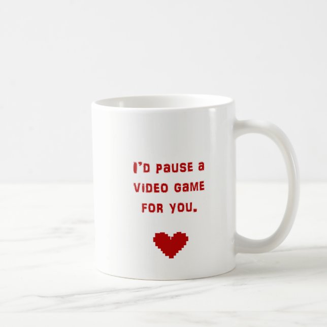Taza De Café Me detendría brevemente un videojuego para usted (Derecha)