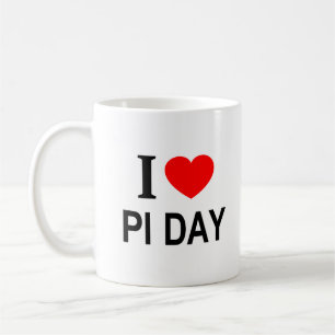 Taza De Café Me ❤️ DÍA DE PI AMO DÍA DE PI ME SIENTO DÍA DE PI