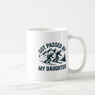 Taza De Café Me dieron una patada por mi hija Papá esquiador di