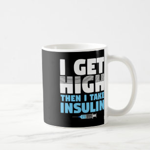 Taza De Café Me Elevo Y Luego Tomo Insulina Diabética