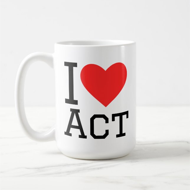 Taza De Café Me encanta actuar (Izquierda)