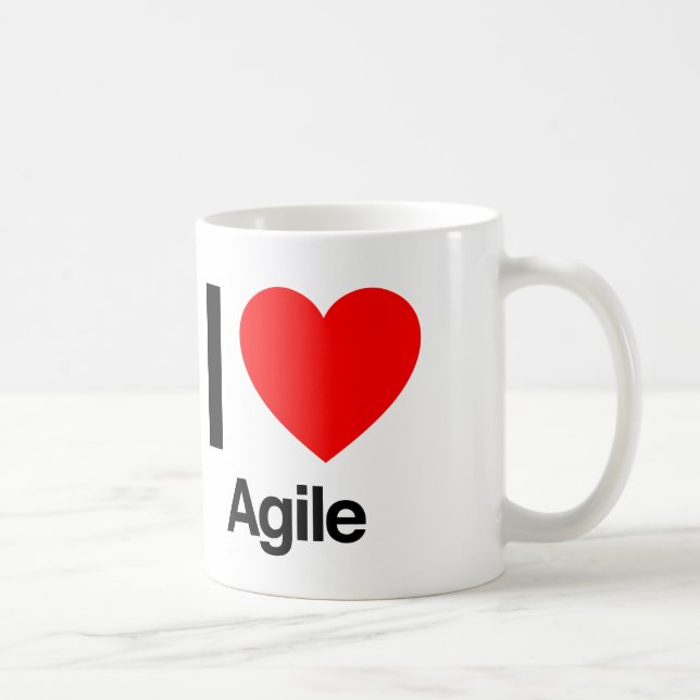 Taza De Café me encanta ágile (Derecha)