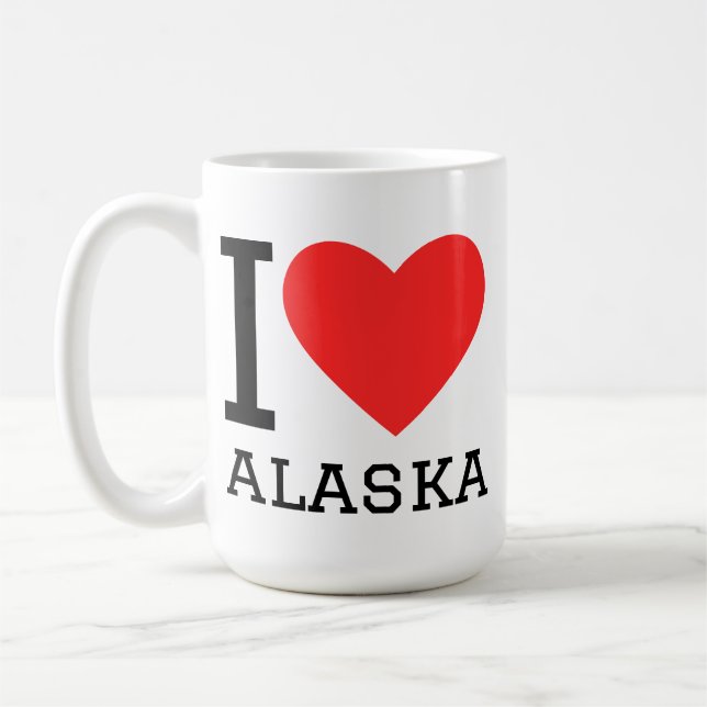 Taza De Café Me encanta Alaska  (Izquierda)