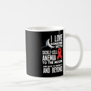 Taza De Café Me Encanta Alguien Con Anemia De Células Negras