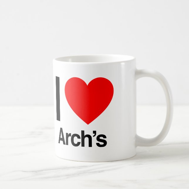 Taza De Café me encanta arch's (Derecha)