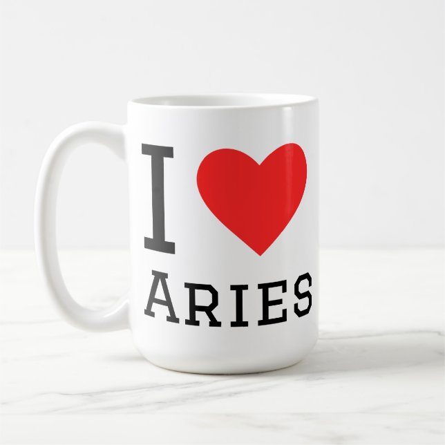 Taza De Café Me encanta aries (Izquierda)