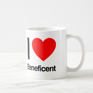 Taza De Café me encanta benéfico