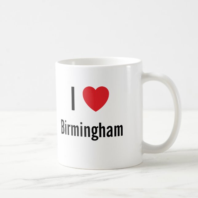 Taza De Café Me encanta Birmingham (Derecha)