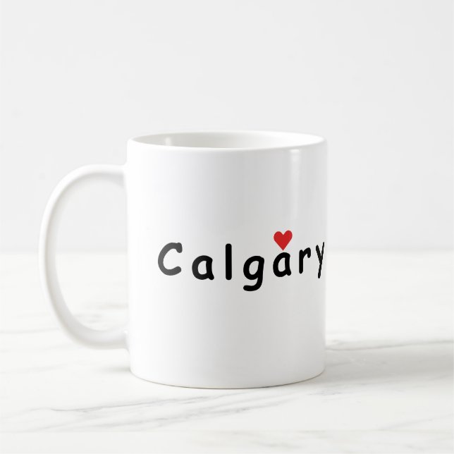 Taza De Café Me encanta Calgary (Izquierda)