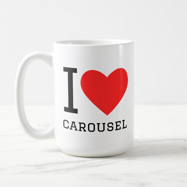 Taza De Café Me encanta carrusel (Izquierda)